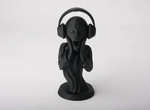 Escultura- El Grito Con Auriculares - Foto 2