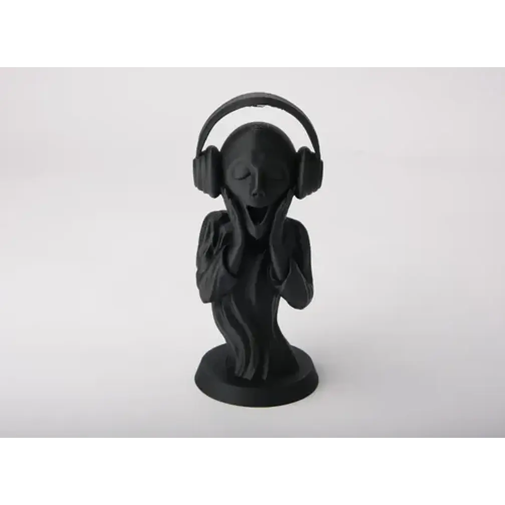Escultura- El Grito Con Auriculares 2