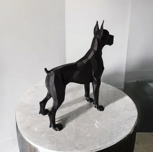 Escultura Geométrica De Gran Danés - Foto 4