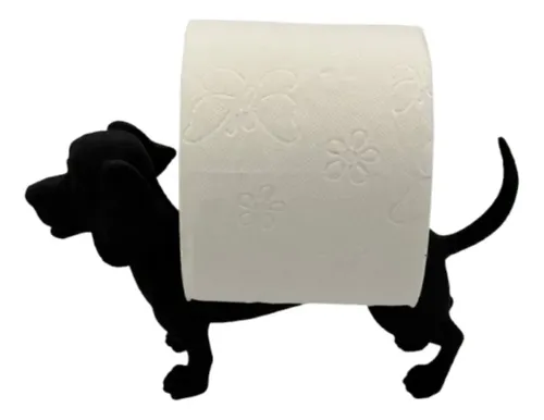 Soporte Papel Higiénico De Perro Salchicha