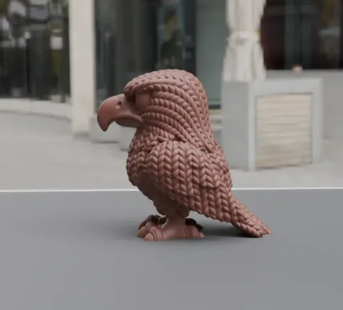 Figura Águila Estilo Tejida - Foto 3