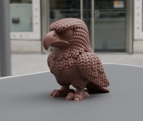 Figura Águila Estilo Tejida - Foto 4
