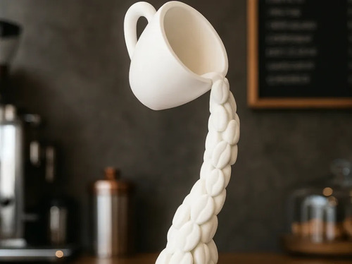 Escultura- Café Abstracta Flotante - Foto 2