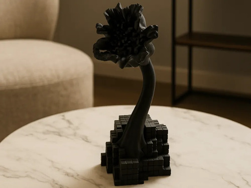 Escultura- Arte Floral Pixelado - Foto 2