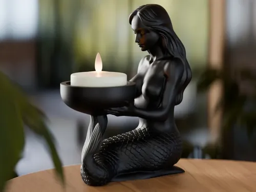 Portavelas Led- Sirena Relajada - Foto 2
