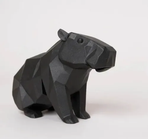 Escultura Capibara Geométrico