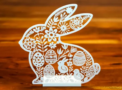 Decoración Silueta De Conejo De Pascua - Foto 3