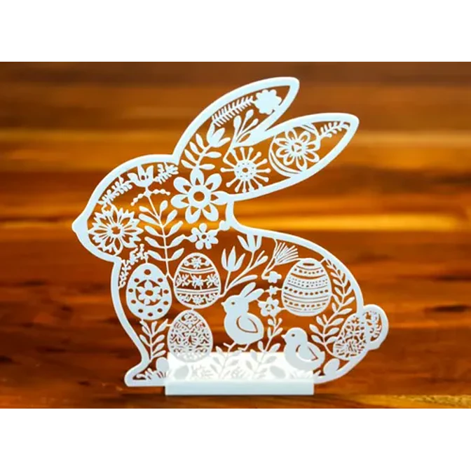 Decoración Silueta De Conejo De Pascua 3