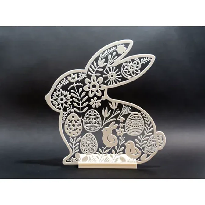 Decoración Silueta De Conejo De Pascua 4