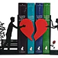 Sujetalibros De Pareja Enamorada - Miniatura 1