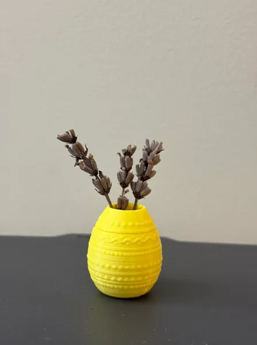 Estatua De Mini Florero Huevo De Pascua - Foto 2