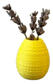 Estatua De Mini Florero Huevo De Pascua - Foto 3