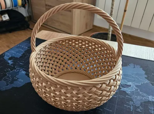 Canasto Tejido De Pascua - Foto 3