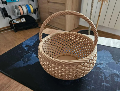 Canasto Tejido De Pascua - Foto 4