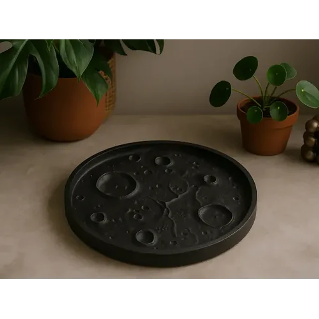Bandeja Decorativa- Superficie Lunar