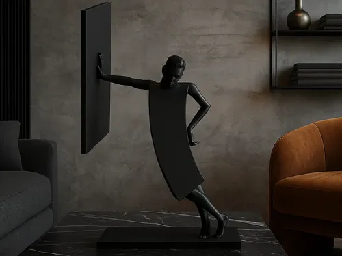 Escultura Abstracta De Equilibrio - Foto 2