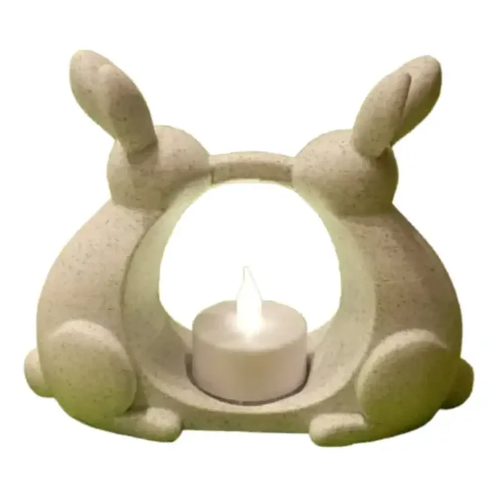 Portavelas Led- Conejo De Pascua 1