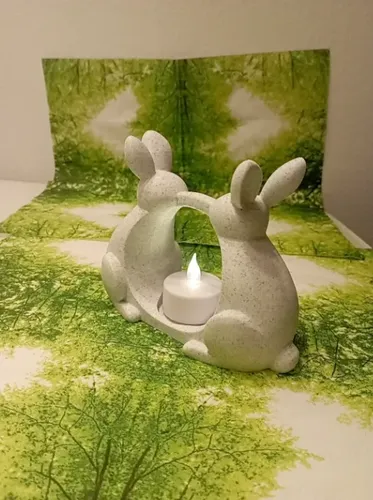 Portavelas Led- Conejo De Pascua - Foto 3