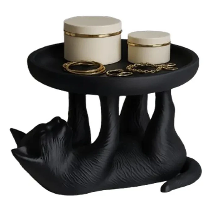 Bandeja Decorativa Con Forma De Gato 1