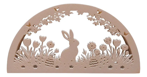 Decoración Estatua Silueta Conejo De Pascua