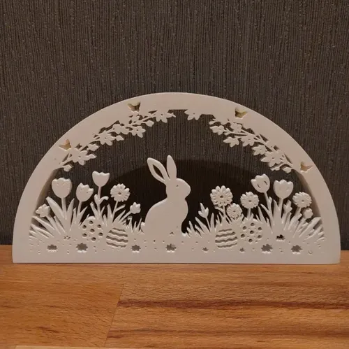 Decoración Estatua Silueta Conejo De Pascua - Foto 2