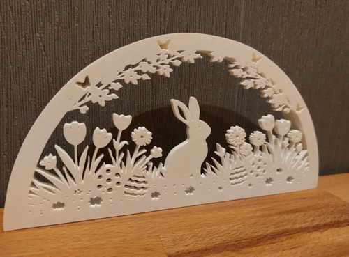Decoración Estatua Silueta Conejo De Pascua - Foto 3