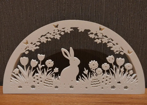 Decoración Estatua Silueta Conejo De Pascua - Foto 4
