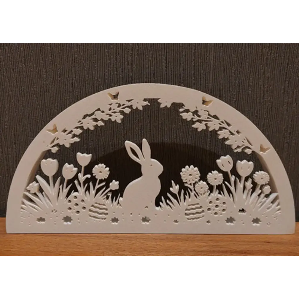 Decoración Estatua Silueta Conejo De Pascua 4