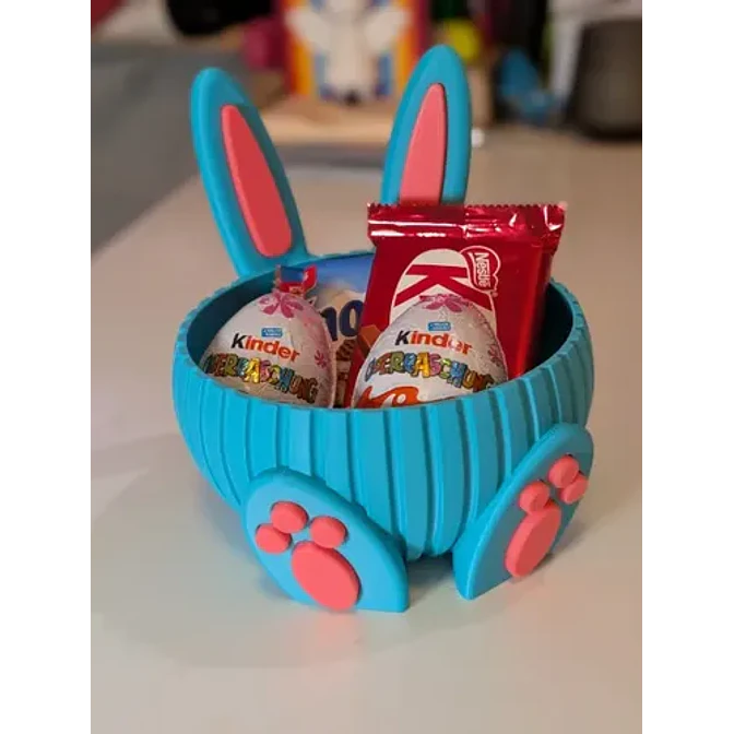 Bowl En Forma De Conejo De Pascua 2