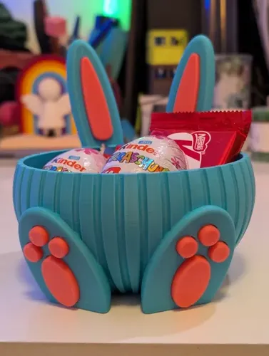 Bowl En Forma De Conejo De Pascua - Foto 3