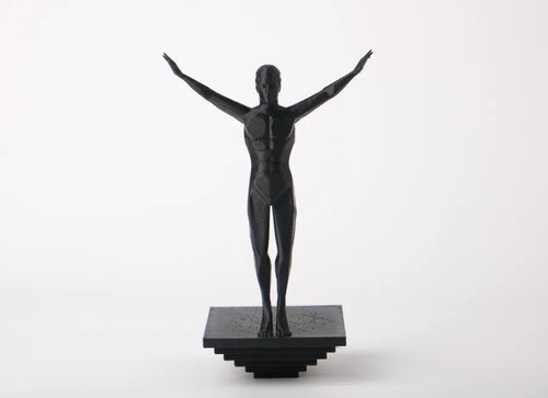 Escultura Negra- Atleta Abstracto - Foto 3