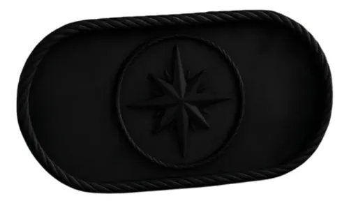Bandeja Decorativa De Brújula Pirata