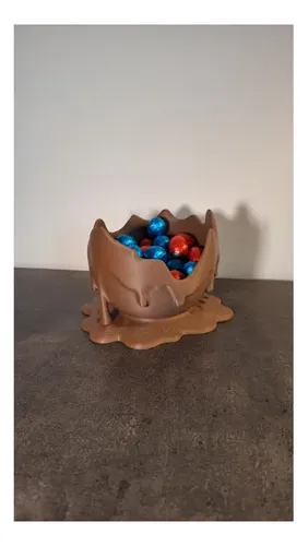 Canasta De Dulces De Chocolate De Pascua - Foto 2