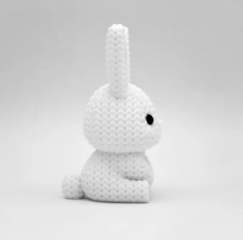 Estatua Decorativa De Conejo De Pascua De Punto - Foto 3