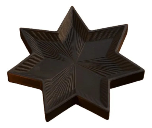 Bandeja Decorativa De Estrella Negra