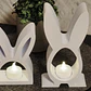 Pack De 2 Portavelas Led- Conejo De Pascua - Miniatura 3