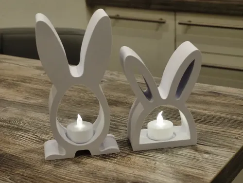 Pack De 2 Portavelas Led- Conejo De Pascua - Foto 4