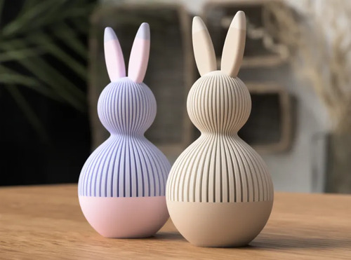 Figuras Decorativas De Conejo Contenedora De Regalo (2 Un) - Foto 4
