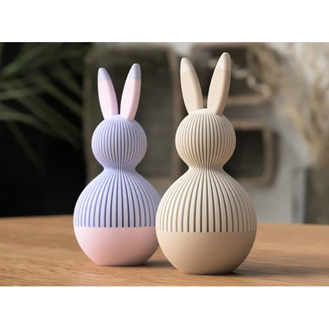 Figuras Decorativas De Conejo Contenedora De Regalo (2 Un) 4
