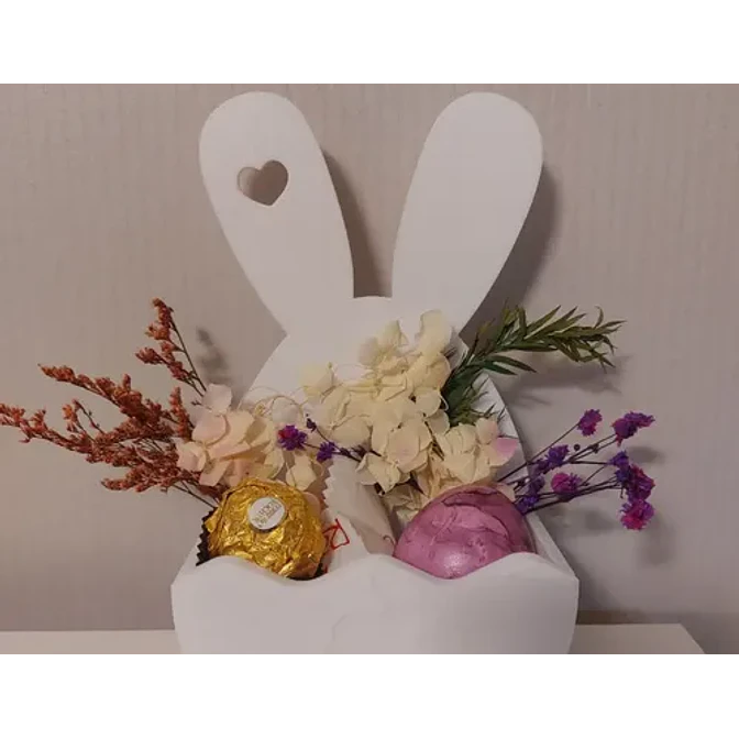 Decoración - Cesta De Conejito De Pascua 2