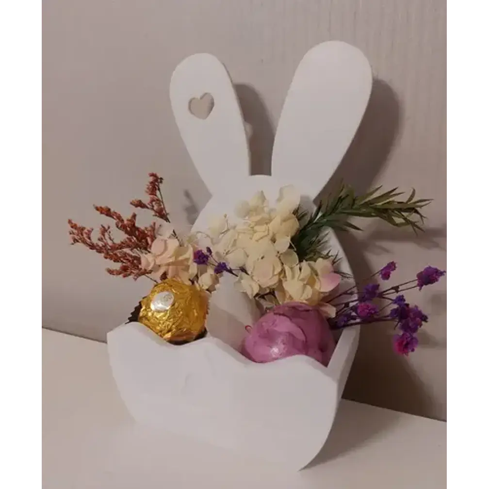 Decoración - Cesta De Conejito De Pascua 3