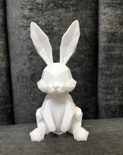 Figura - Conejo De Pascua Polígono - Foto 3
