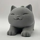 Mini Escultura Decorativa- Gato Estirándose - Miniatura 1