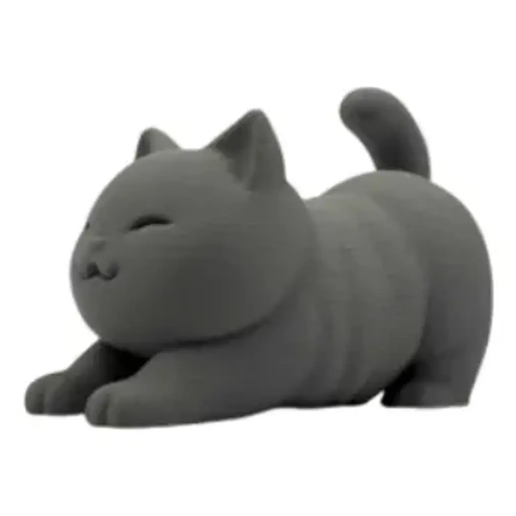 Mini Escultura Decorativa- Gato Estirándose 2