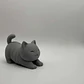 Mini Escultura Decorativa- Gato Estirándose - Miniatura 4
