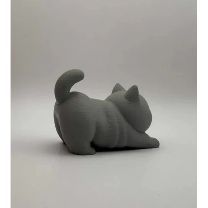 Mini Escultura Decorativa- Gato Estirándose 5