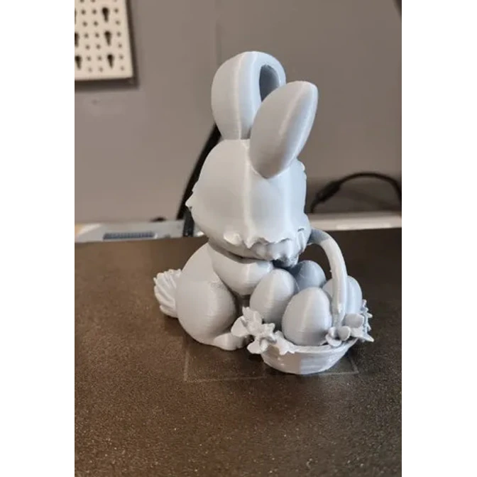 Figura Conejo De Pascua Con Cesta 3