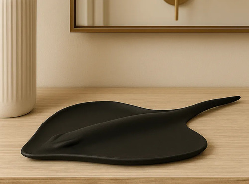 Bandeja Decorativa De Mantarraya - Foto 2
