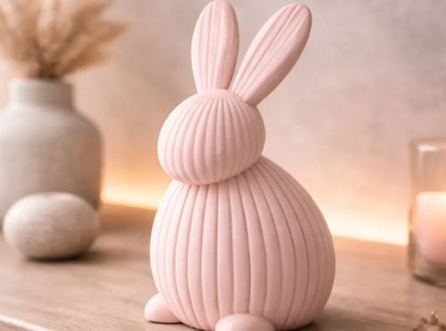 Figura Decorativa De Conejito Acanalado - Foto 2