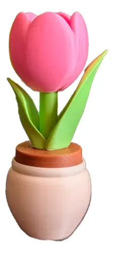Figura Clicker Diseño Tulipán